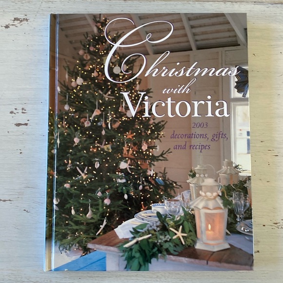 Vintage Other - 2003 Christmas with Victoria Decorations - Gifts - Recipes Hardcover Book -